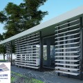  Lam chắn nắng hình lá liễu