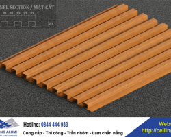 Tấm nhôm sóng nhỏ F20-Shaped - Wavy aluminum panel